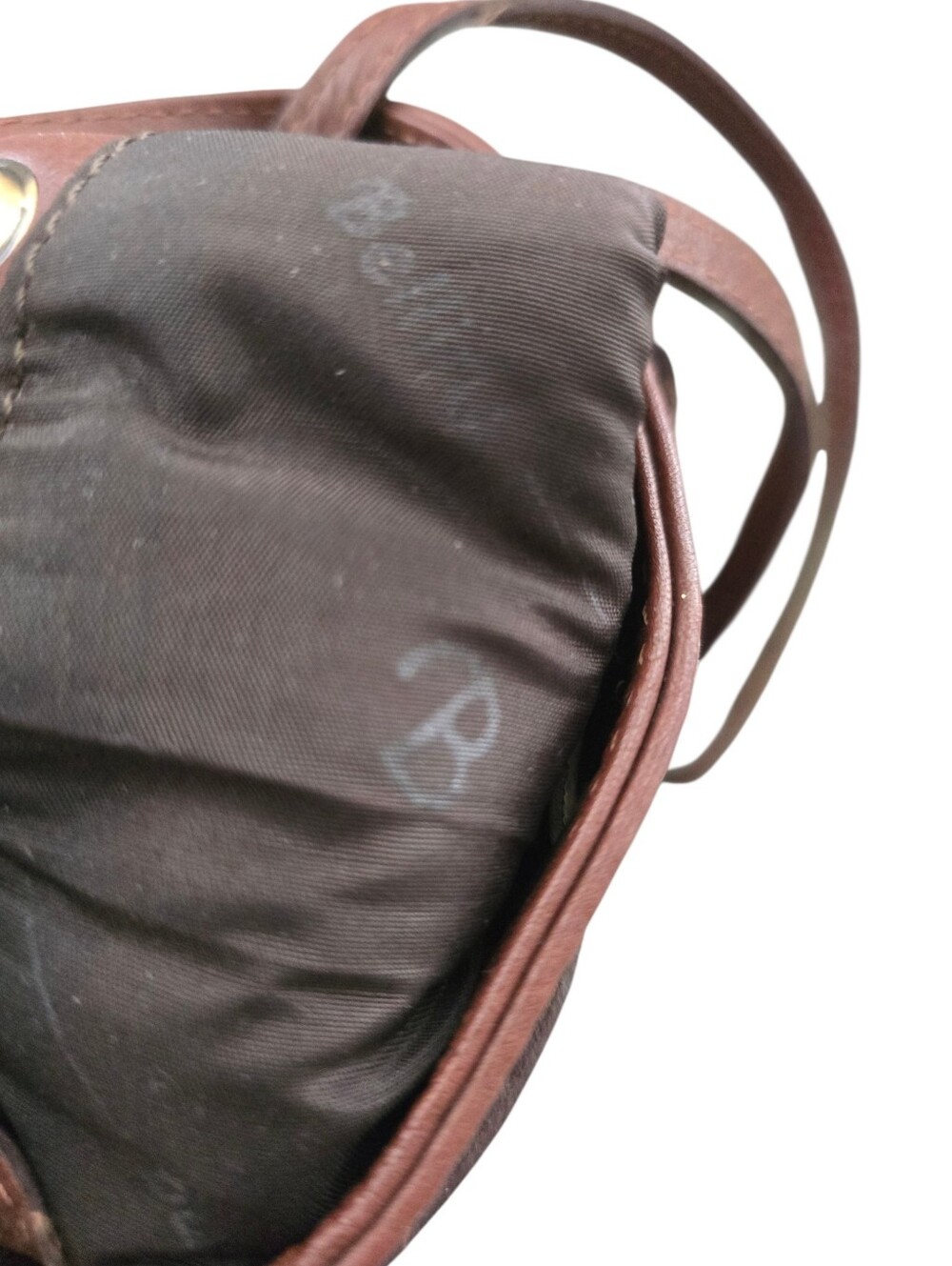 Bellino Leather Wine Bottle Carrier Brown Drawstring Travel Tote Barware Holder - Picture 5 of 6